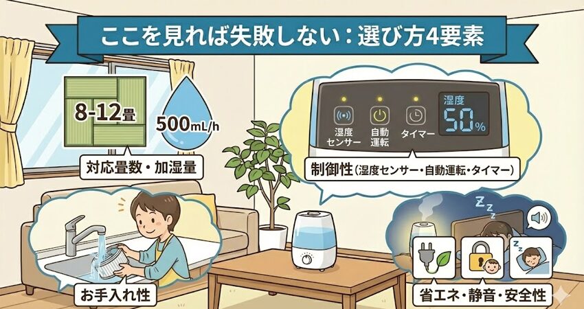 「ここ」を見れば失敗しない：選び方4要素