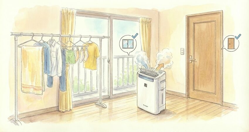 部屋のドア・窓は基本「閉める」が正解