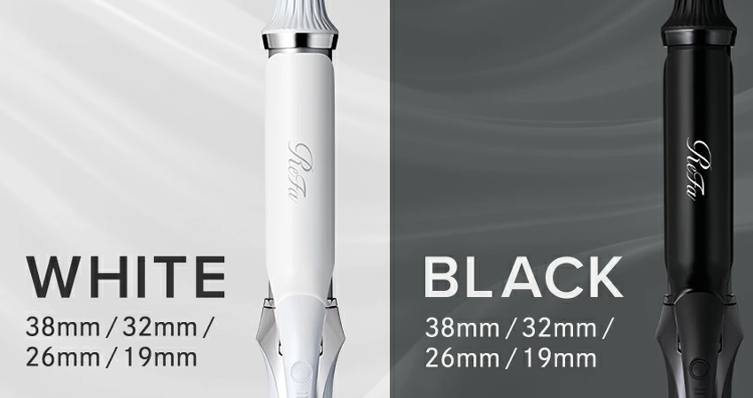 リファカールアイロンプロ:19 / 26 / 32 / 38mmの4サイズ